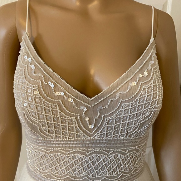 Adrianna Papell full length beaded gown - Picture 3 of 10